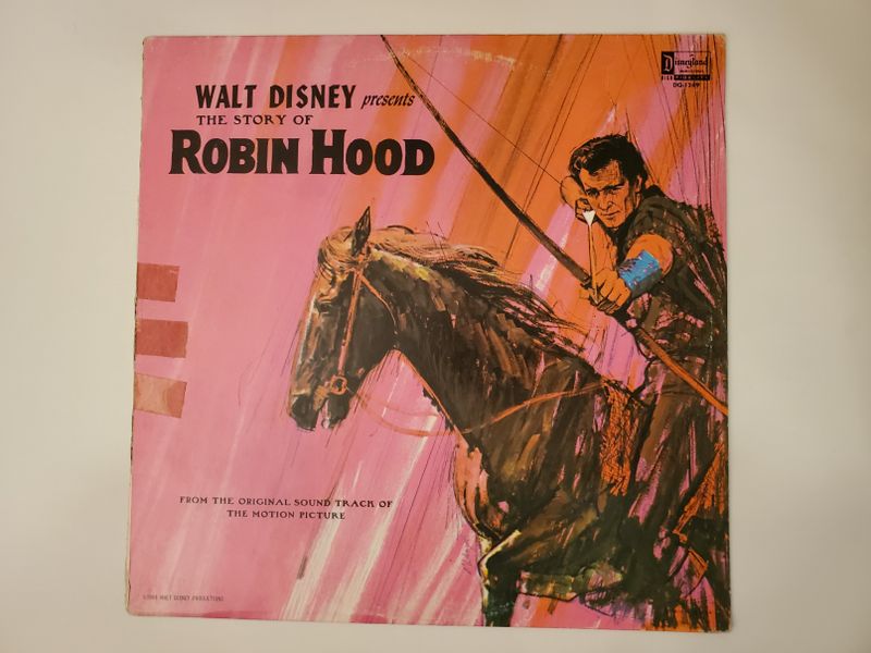 Walt Disney The Story of Robin Hood (From the Original Sound Track of the Motion Picture) vinyl record